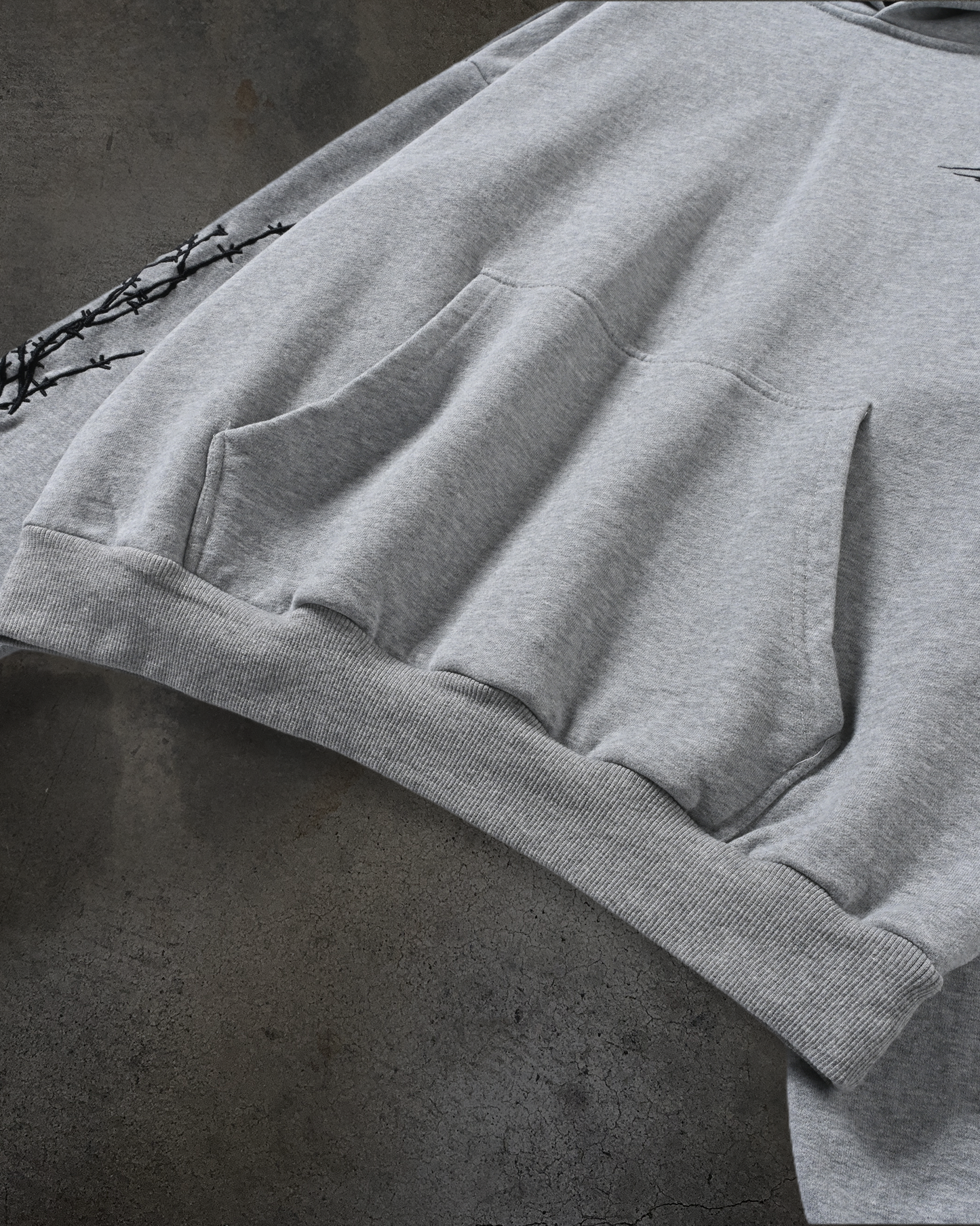 ATHLETIC BARBED PULLOVER (HEATHER GREY)