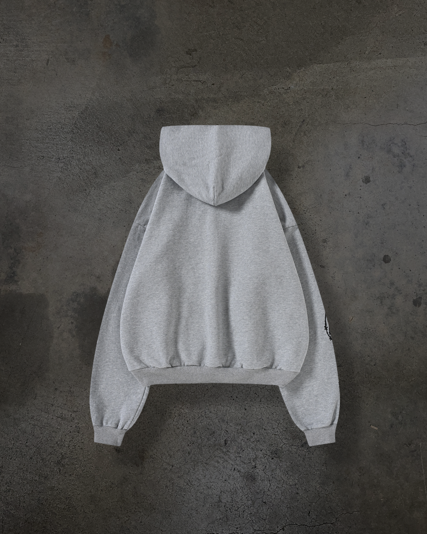 ATHLETIC BARBED PULLOVER (HEATHER GREY)
