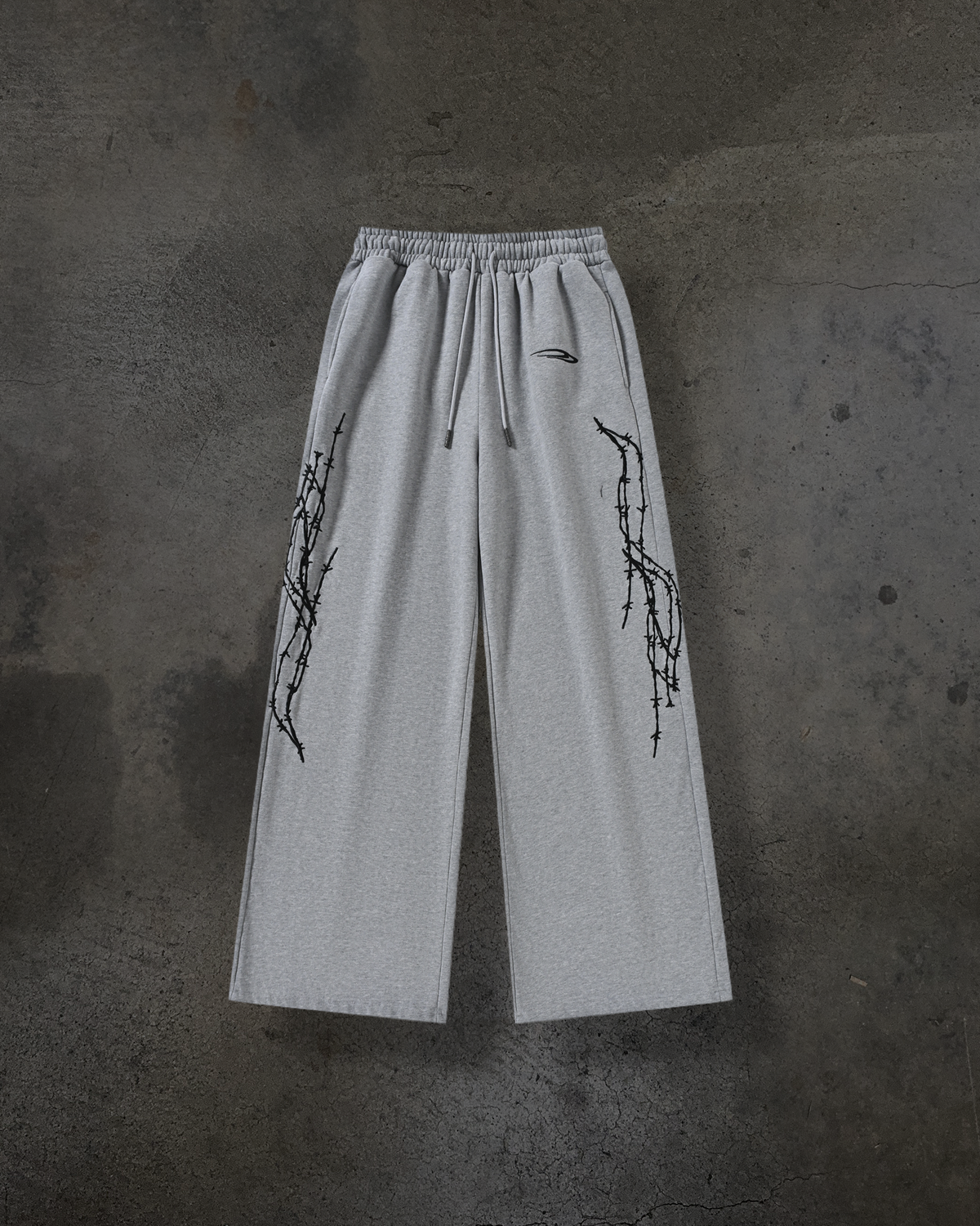 ATHLETIC BARBED SWEATS (HEATHER GREY)
