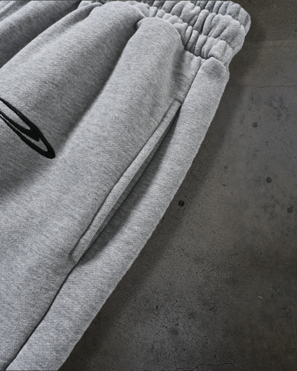 ATHLETIC BARBED SWEATS (HEATHER GREY)
