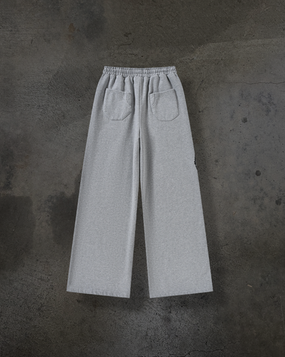 ATHLETIC BARBED SWEATS (HEATHER GREY)