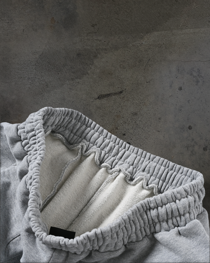 ATHLETIC BARBED SWEATS (HEATHER GREY)