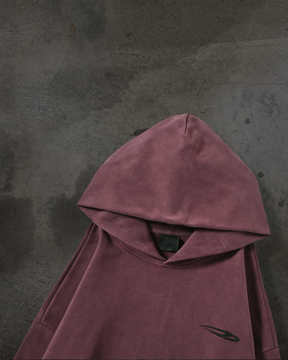 ATHLETIC BARBED PULLOVER (CRIMSON)