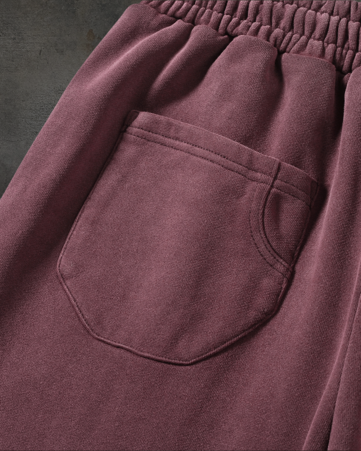 ATHLETIC BARBED SWEATS (CRIMSON)