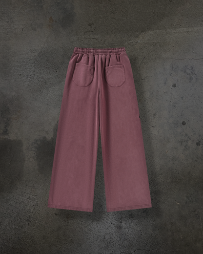 ATHLETIC BARBED SWEATS (CRIMSON)