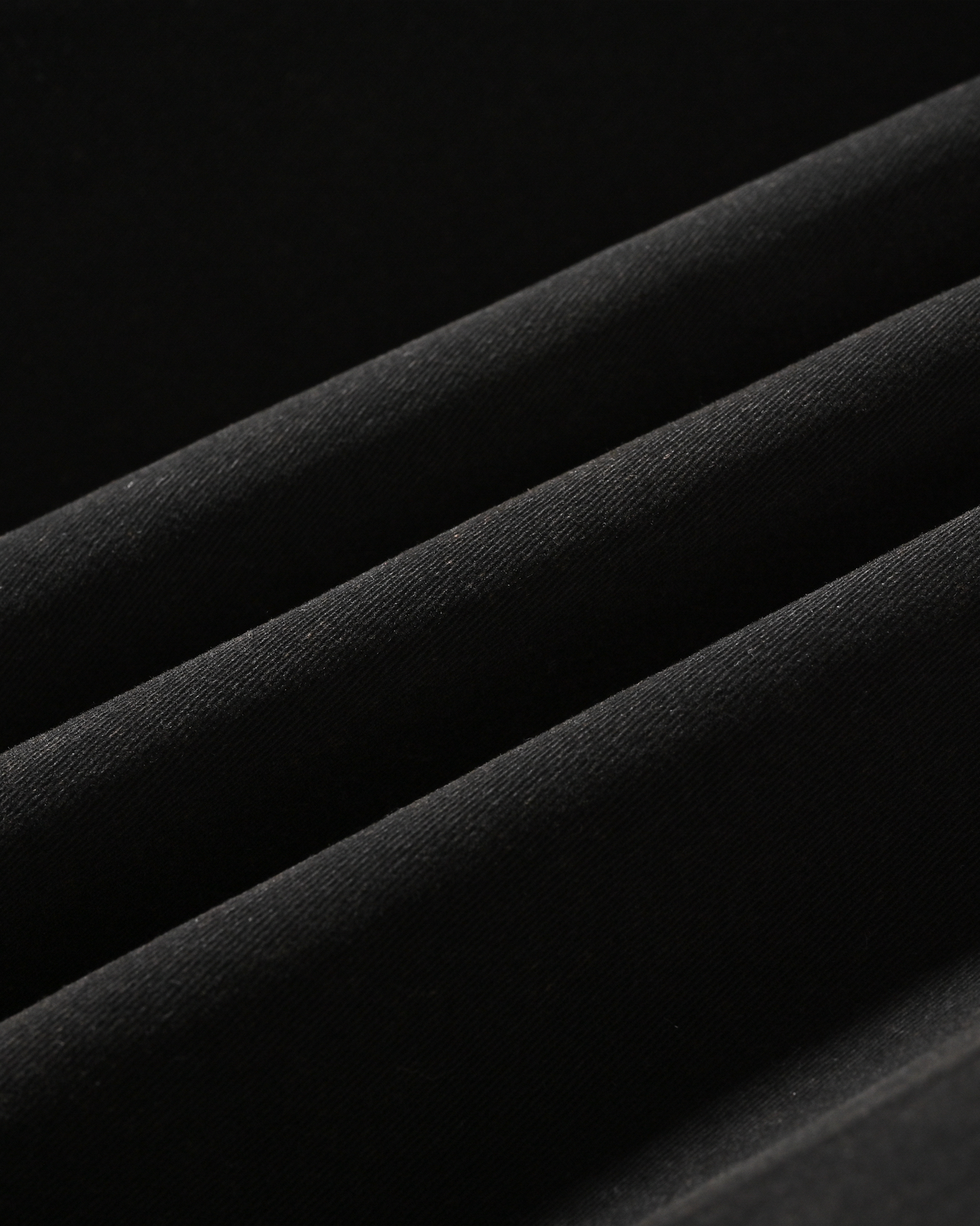 DOUBLE LAYERED CANVAS HOODIE (NOIR)