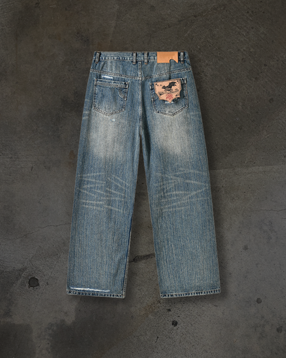 SLUB REPAIRED DENIM (DIRTY WASH) – ditch