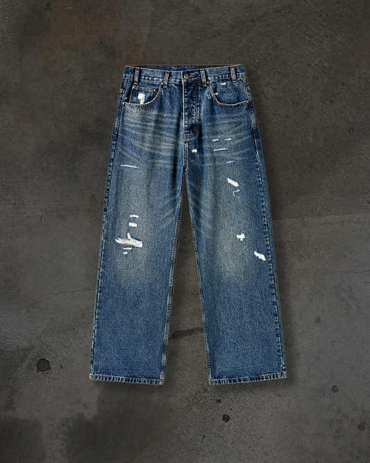 REPAIRED DENIM (DARK WASH)