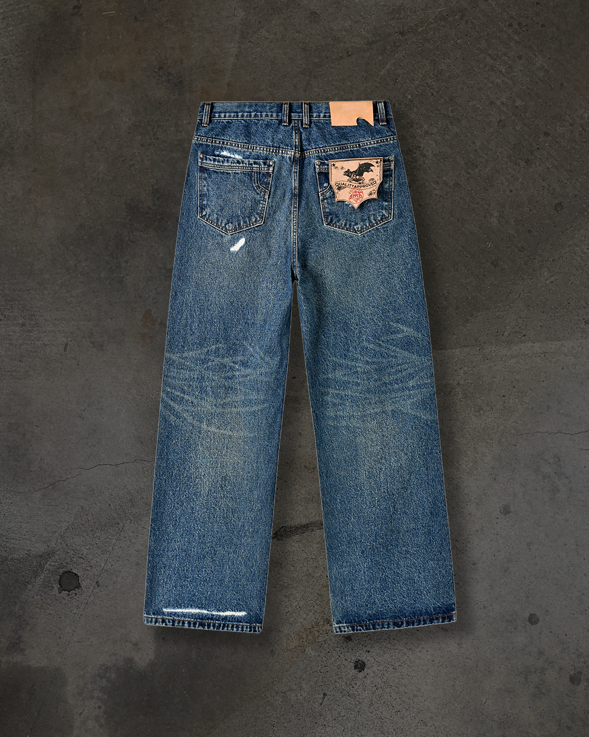 REPAIRED DENIM (DARK WASH) – ditch