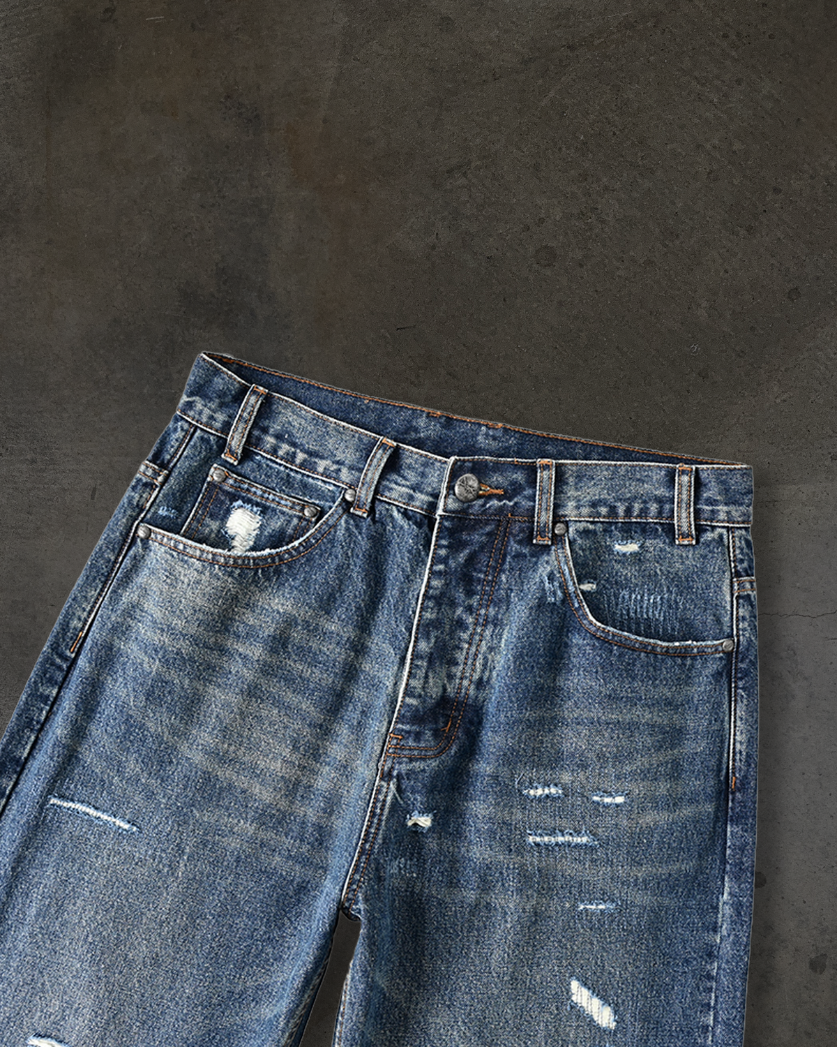 REPAIRED DENIM (DARK WASH) – ditch
