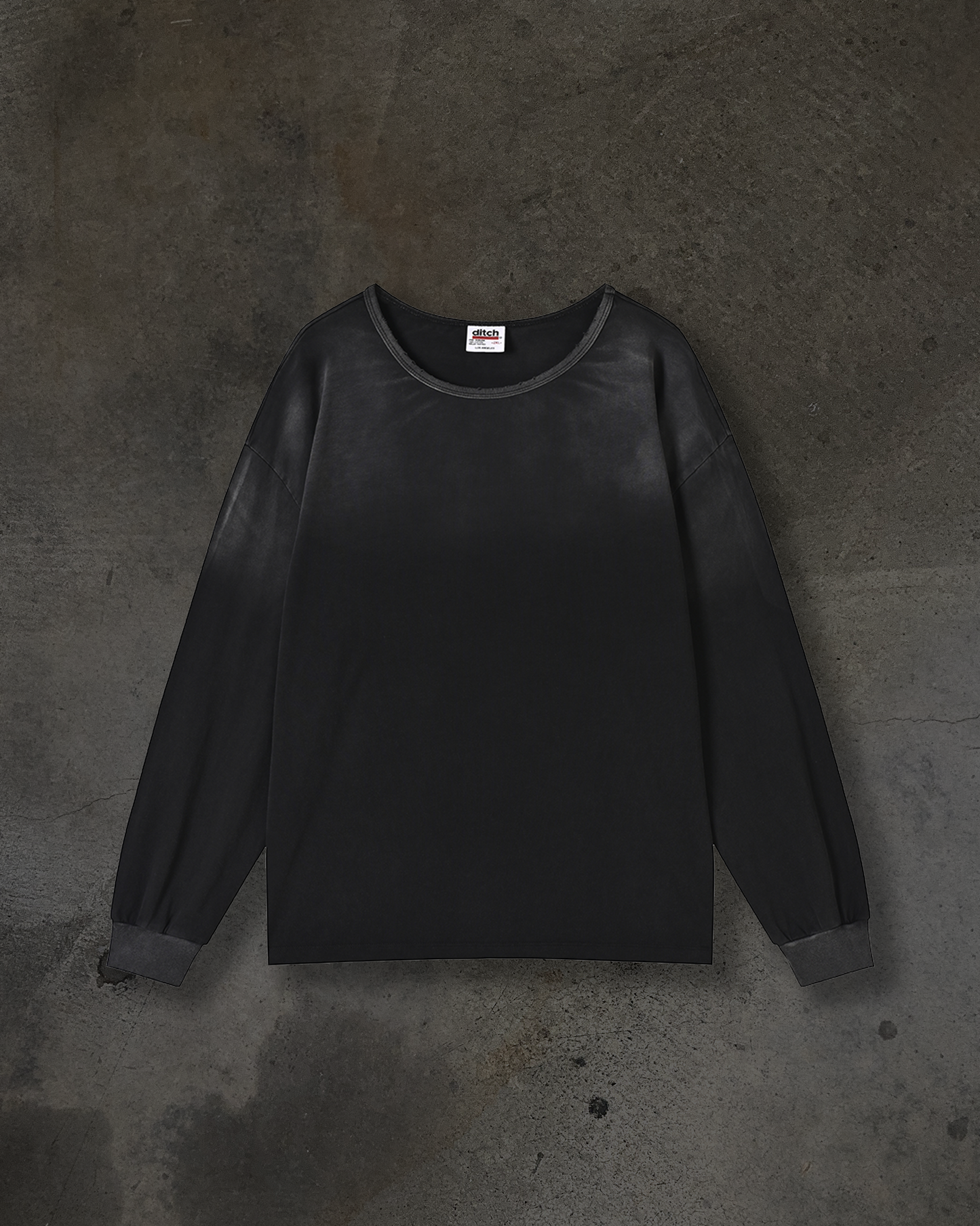 FADED LONG SLEEVE (COAL)
