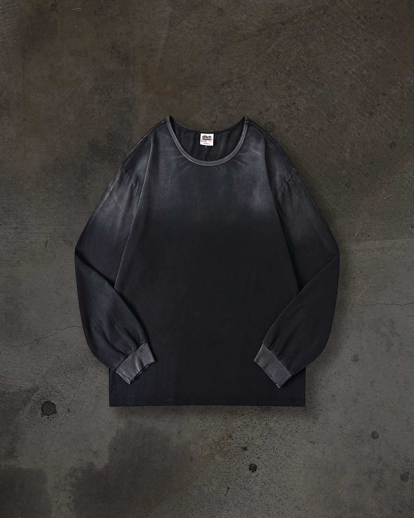 FADED LONG SLEEVE (COAL)