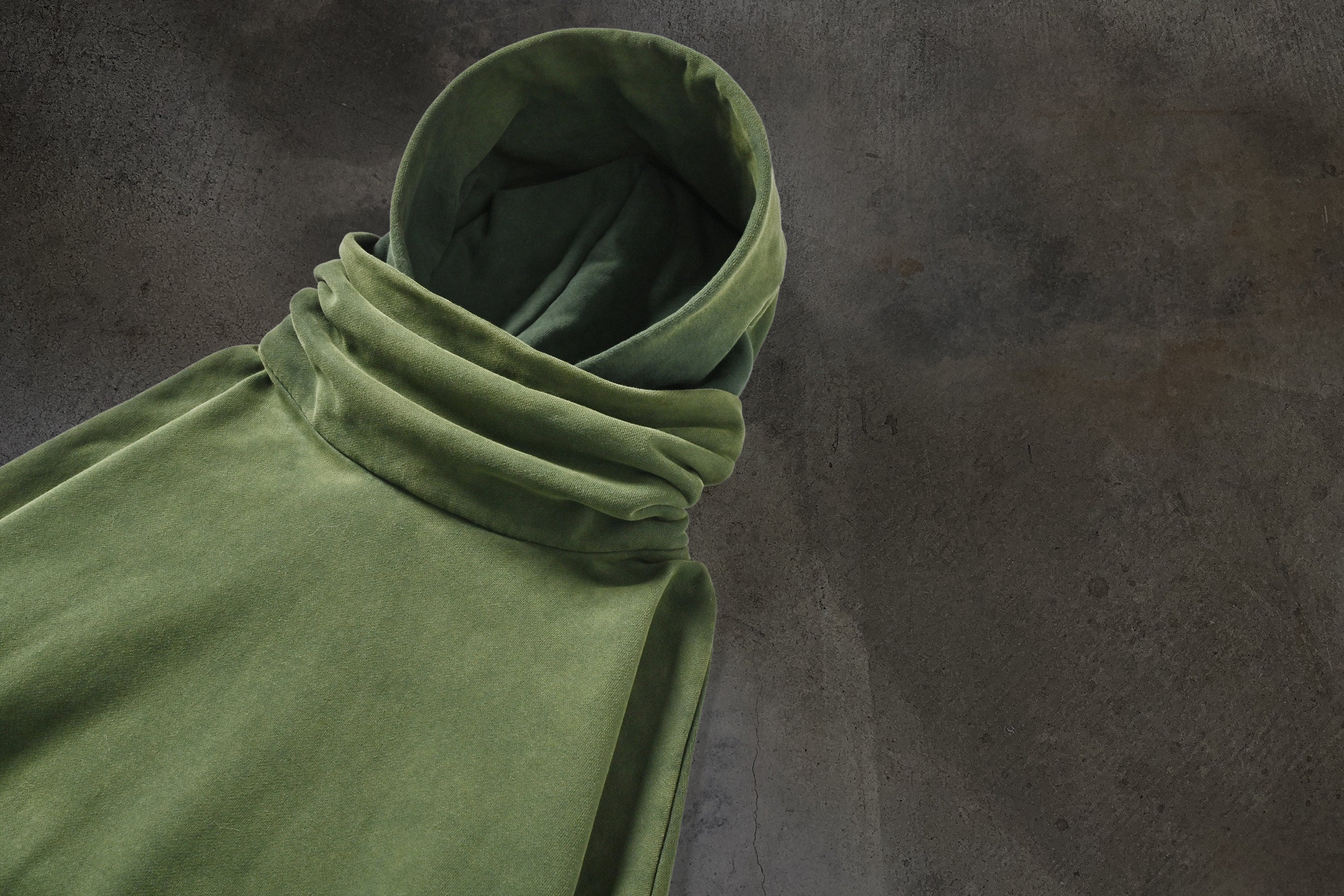 MASKED HOODIE (MATCHA) – ditch