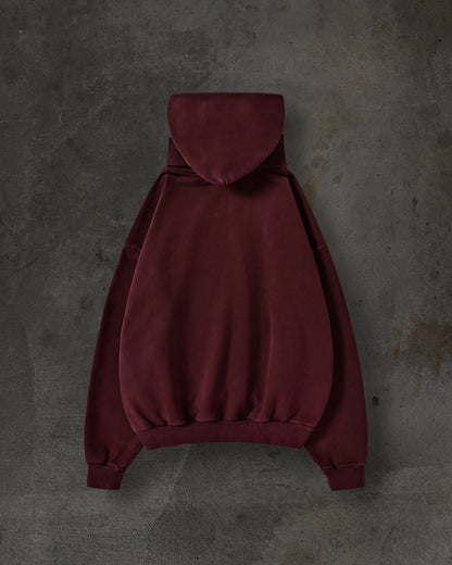 MASKED HOODIE (CRIMSON)