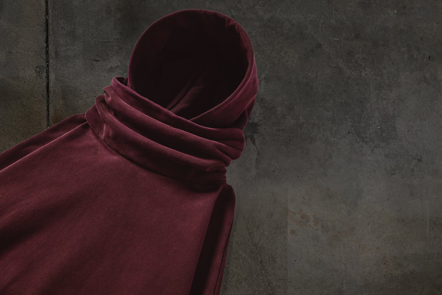 MASKED HOODIE (CRIMSON)