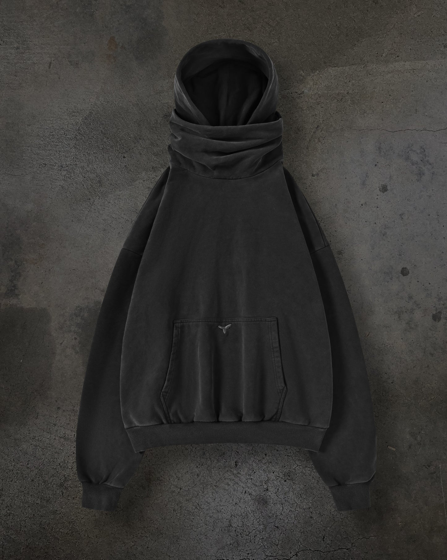 MASKED HOODIE (COAL)