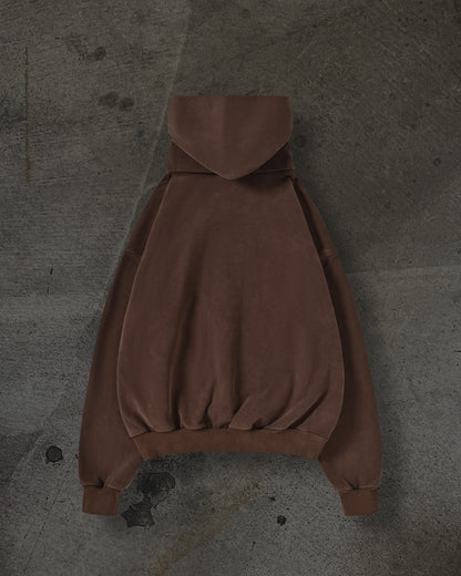 MASKED HOODIE (MOCHA)