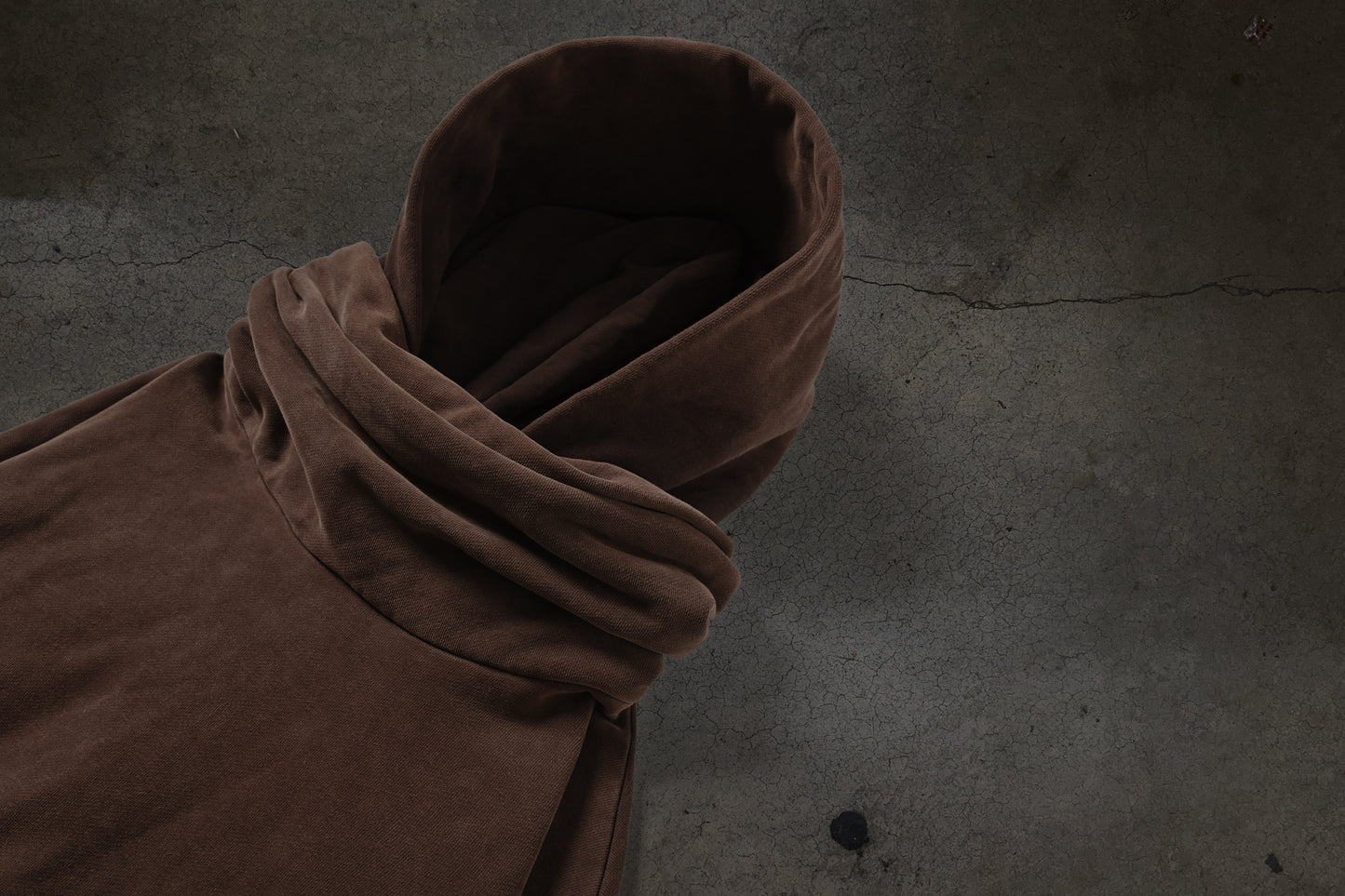 MASKED HOODIE (MOCHA)