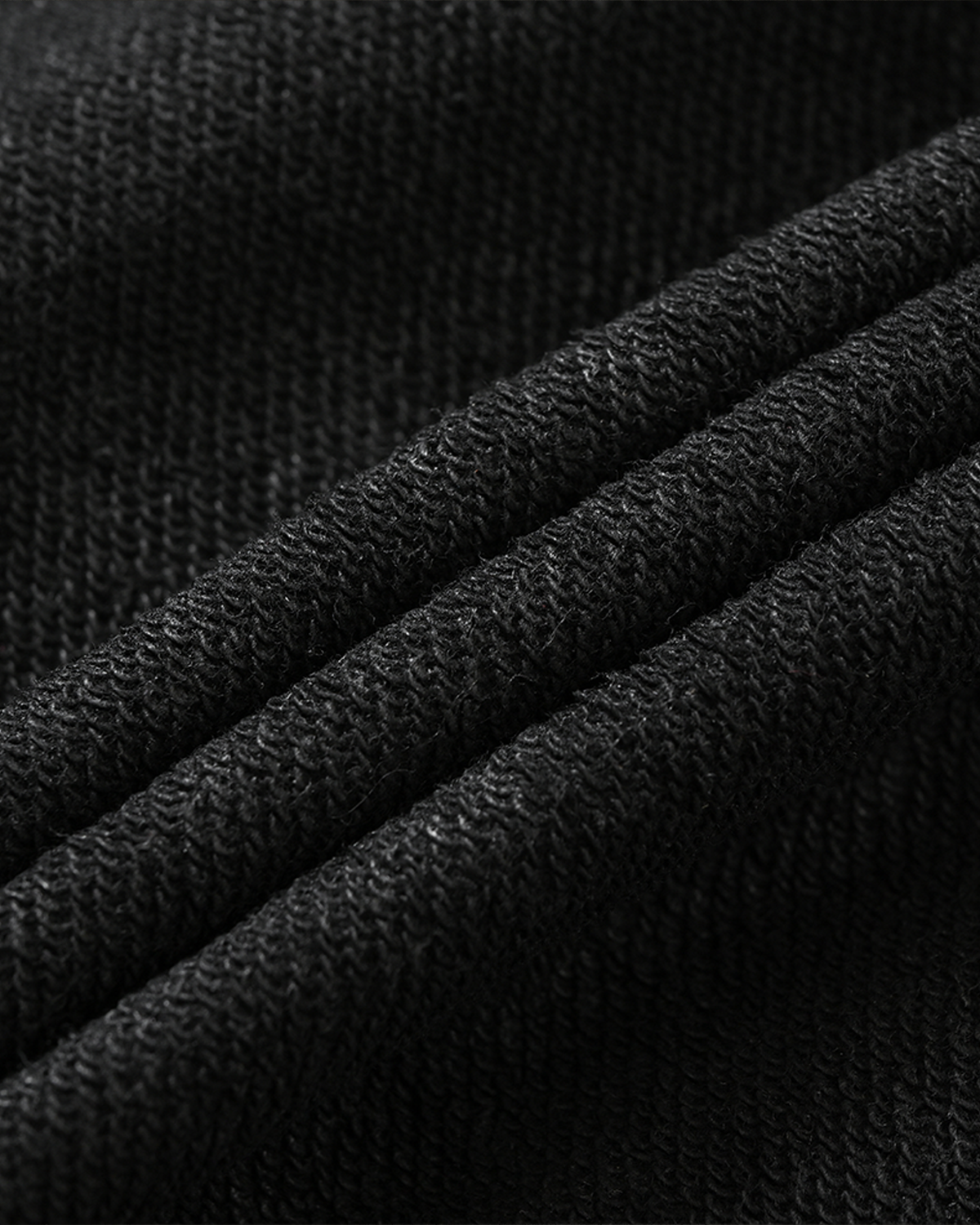 REVERSE COATED ZIPUP (WAXED NOIR)