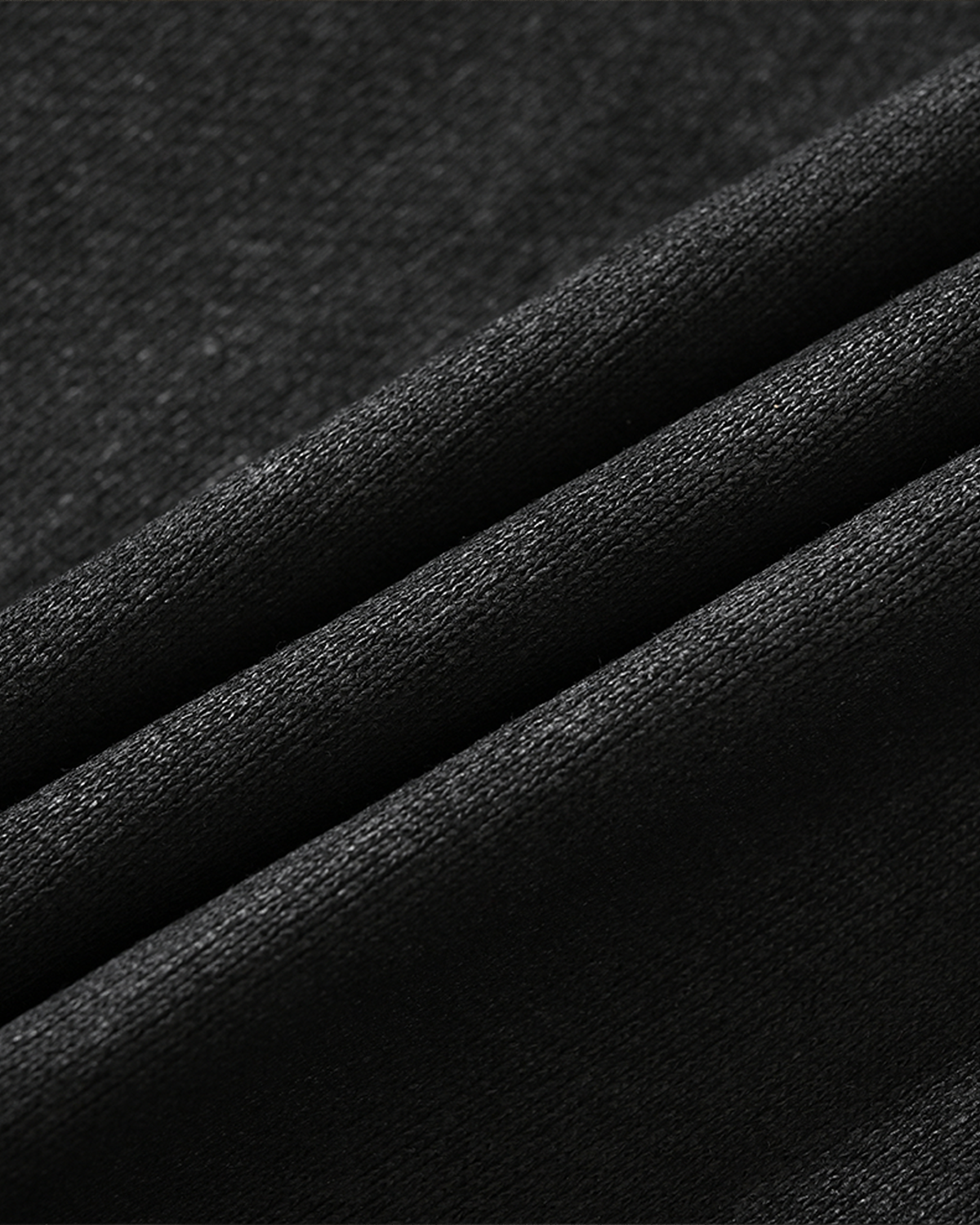 COATED ZIPUP (WAXED NOIR)