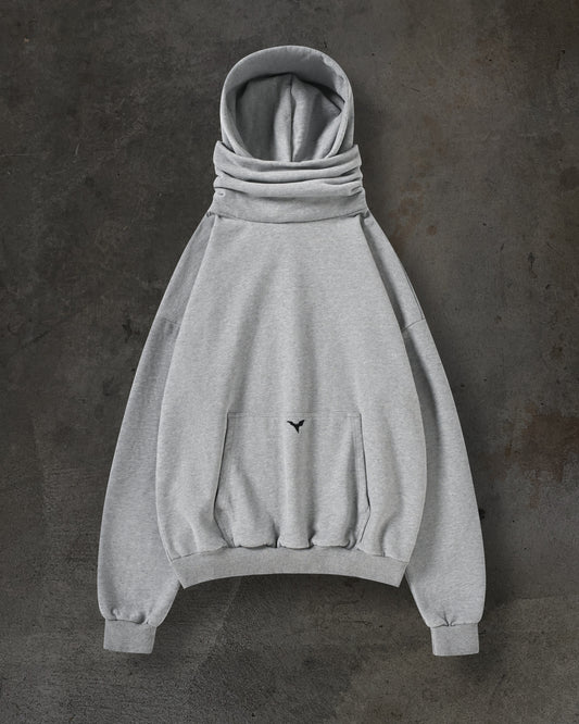 MASKED HOODIE (HEATHER)