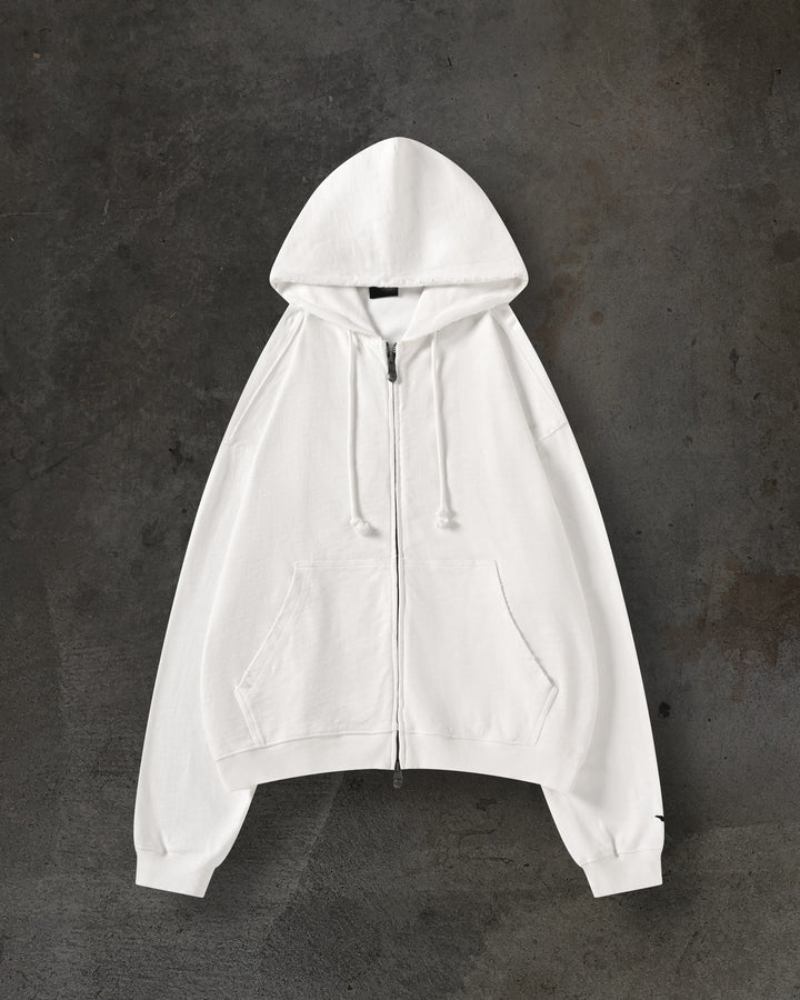 SLUB ZIPUP (BONE)