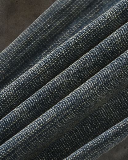 SLUB REPAIRED DENIM (DIRTY WASH)