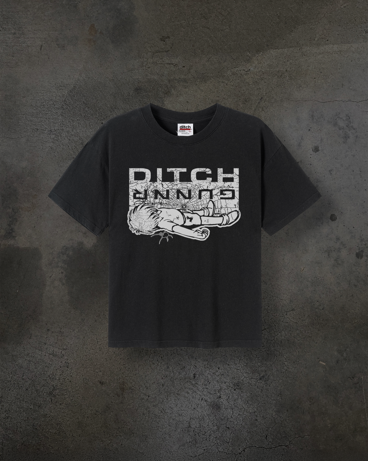 GUNNR POPUP TEE (COAL)