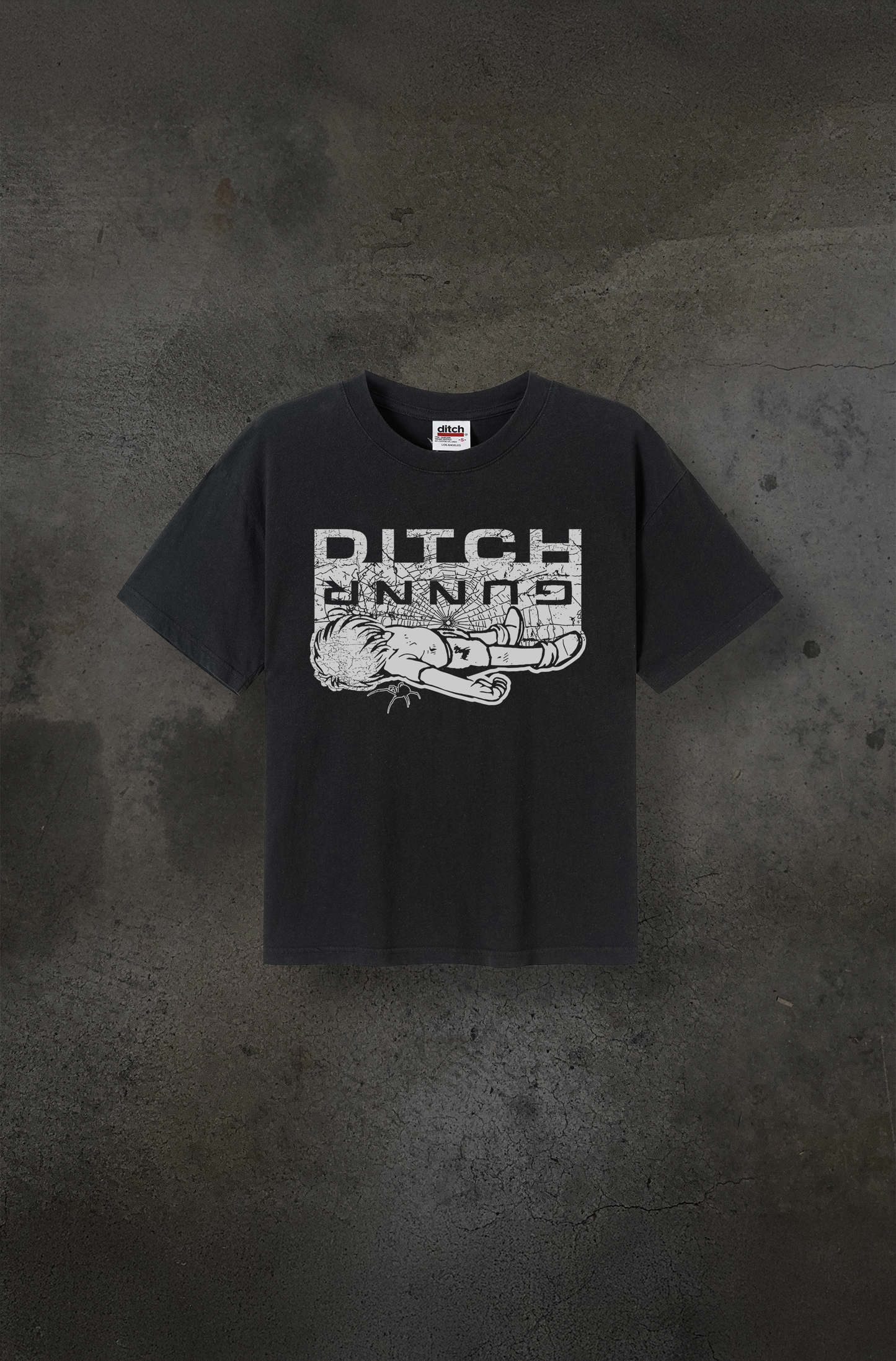 GUNNR POPUP TEE (COAL)