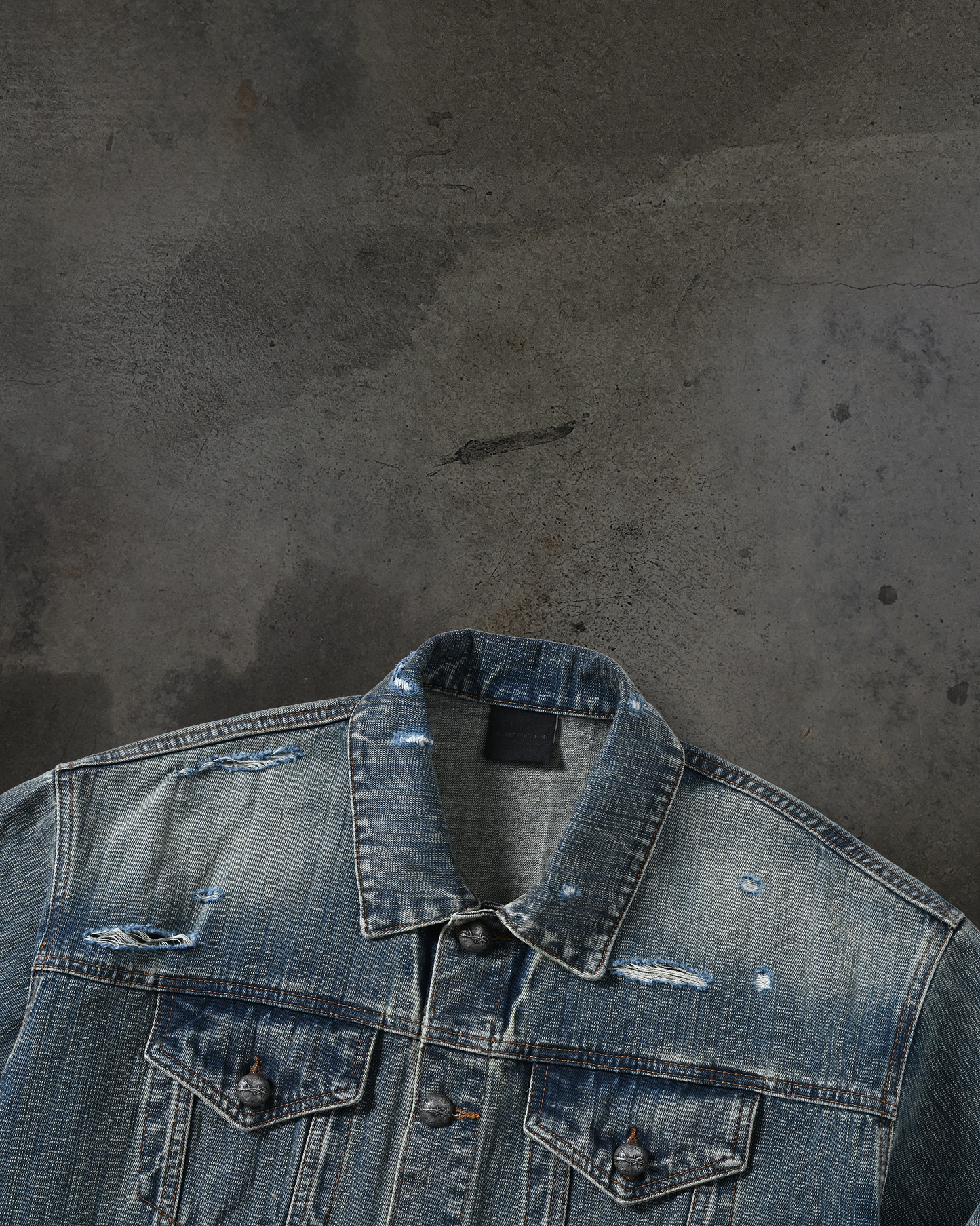 FADED DENIM JACKET (DIRTY WASH)