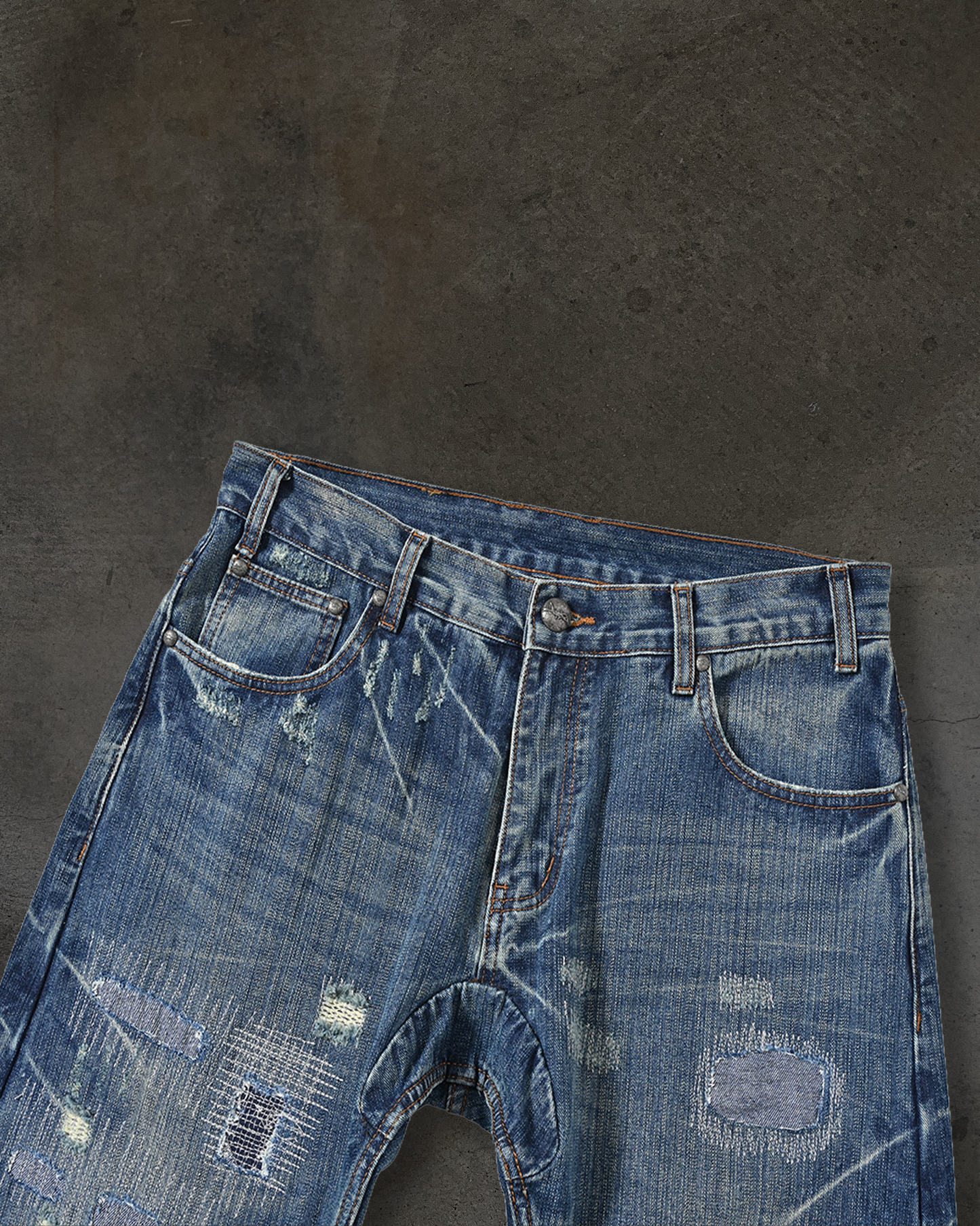 CLAWMARK DENIM (REPAIRED LIGHT WASH)