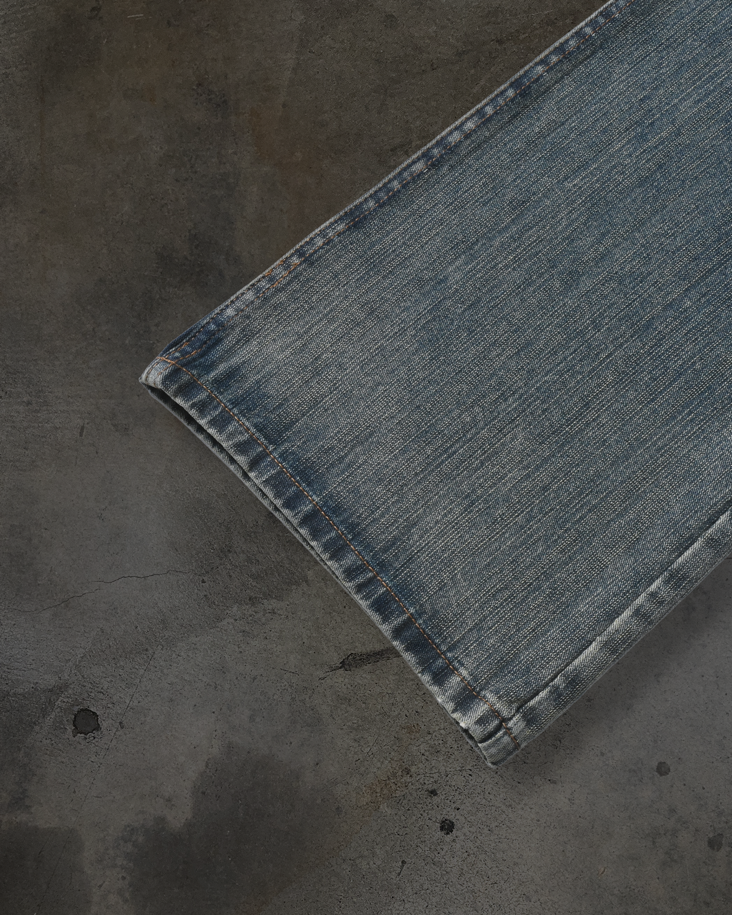 SLUB REPAIRED DENIM (DIRTY WASH)