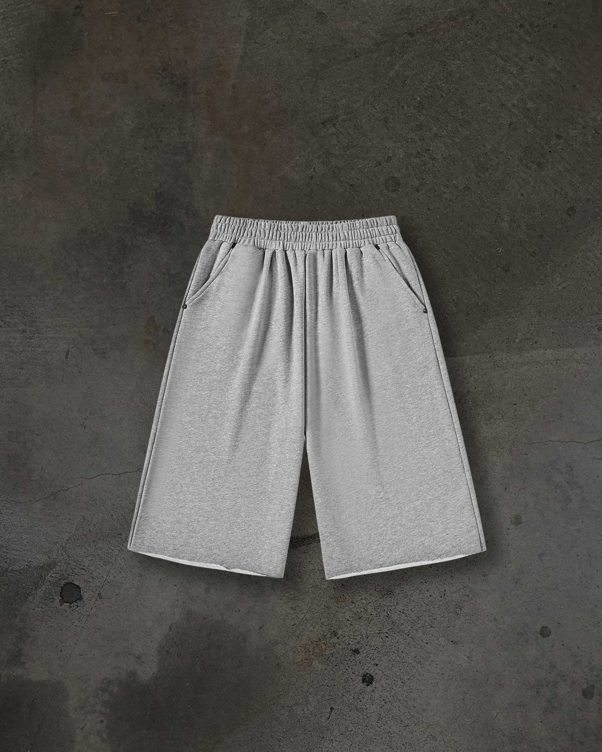 BAGGY SWEATSHORTS (HEATHER) – ditch