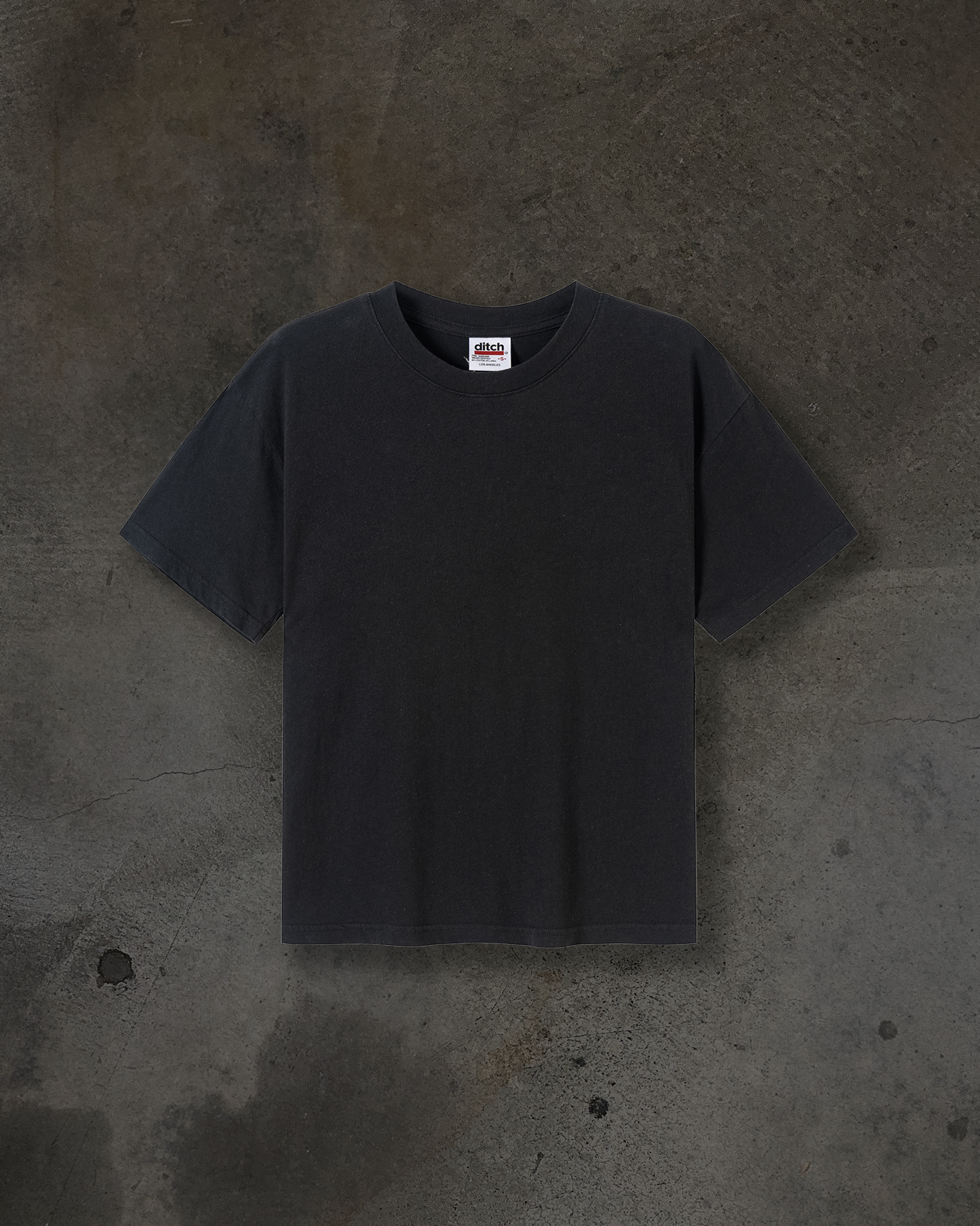 VINTAGE BLANK TEE (COAL)