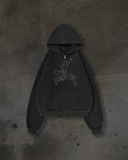 KNIGHT ZIPUP (COAL)