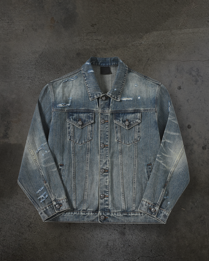 FADED DENIM JACKET (DIRTY WASH)