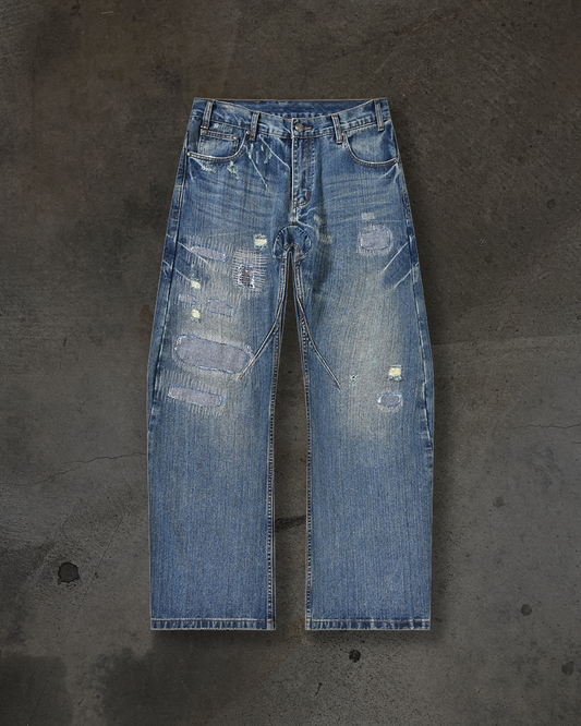 CLAWMARK DENIM (REPAIRED LIGHT WASH)