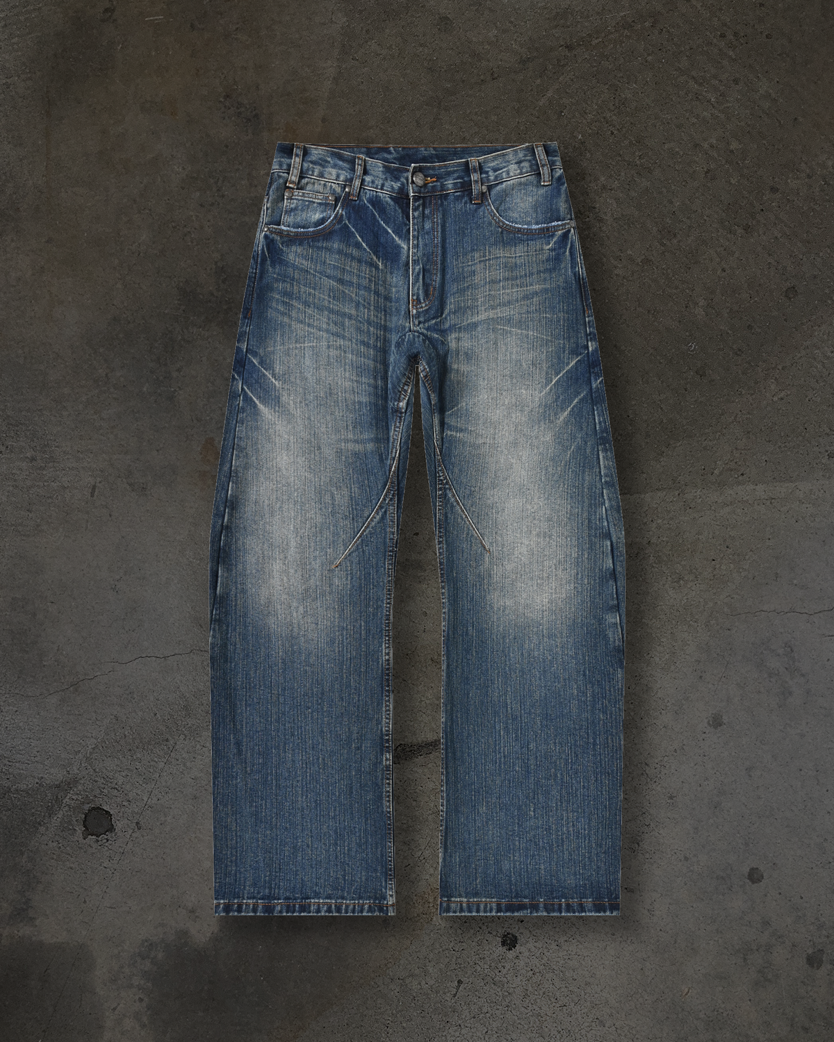 パンツ 00s ATTACHMENT claw marker denim swag FRONT_3ca9d1e5-1fd5-4393-b502-