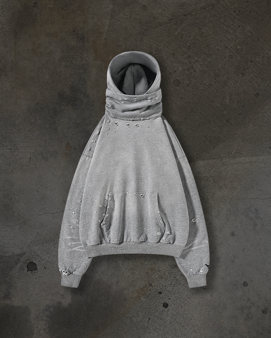 RUIN MASKED HOODIE (HEATHER)
