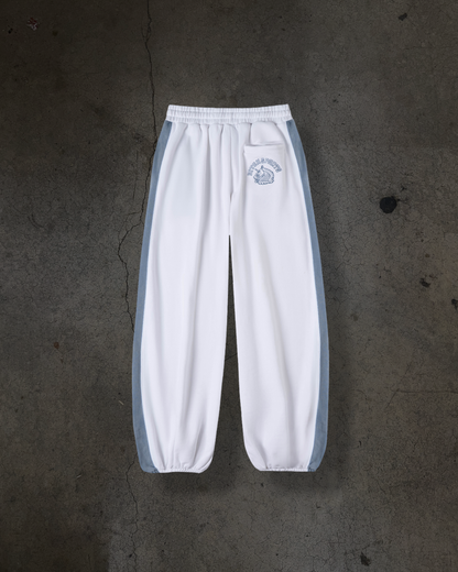 SPORT TRACK SWEATS (WHT/FLINT)