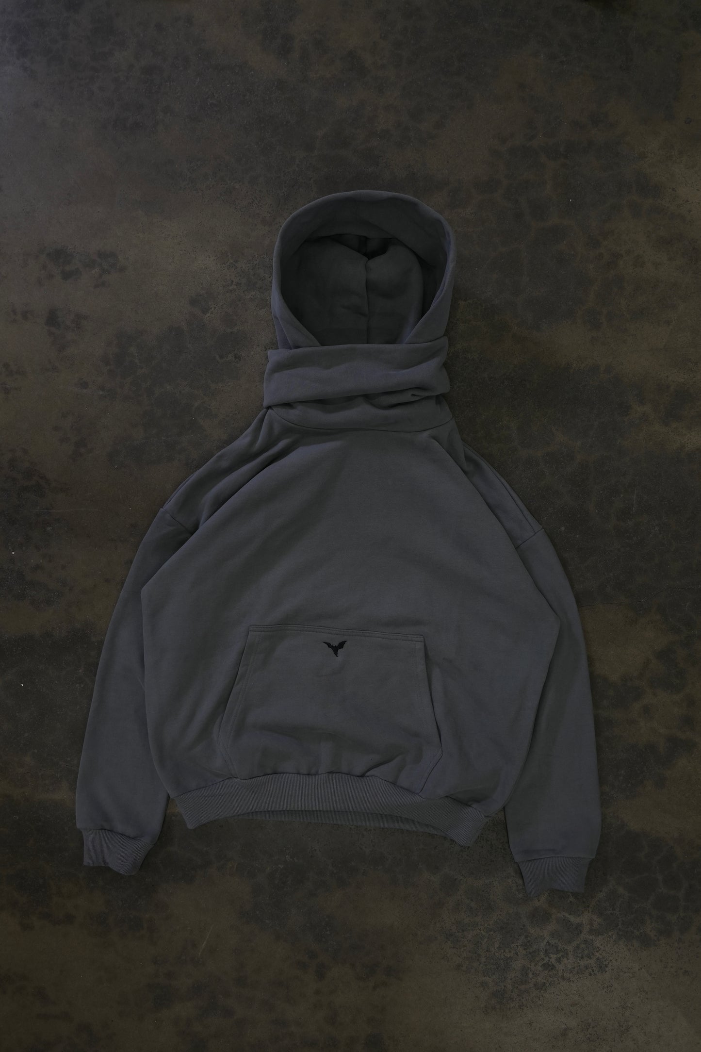 MASKED HOODIE (CEMENT)