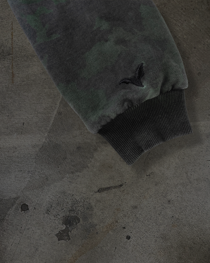 DOUBLE LAYERED BLANK ZIPUP (CAMO)