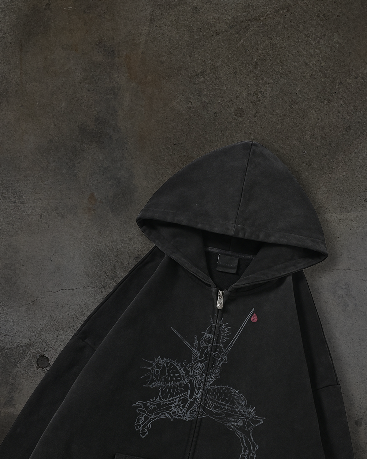 KNIGHT ZIPUP (COAL)