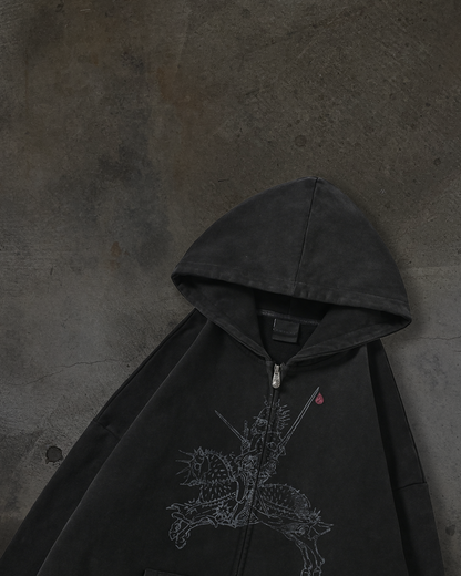 KNIGHT ZIPUP (COAL)