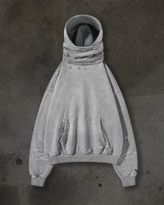 RUIN MASKED HOODIE (HEATHER)