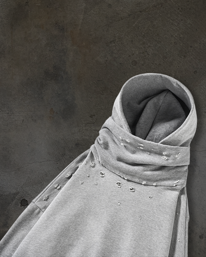 RUIN MASKED HOODIE (HEATHER)