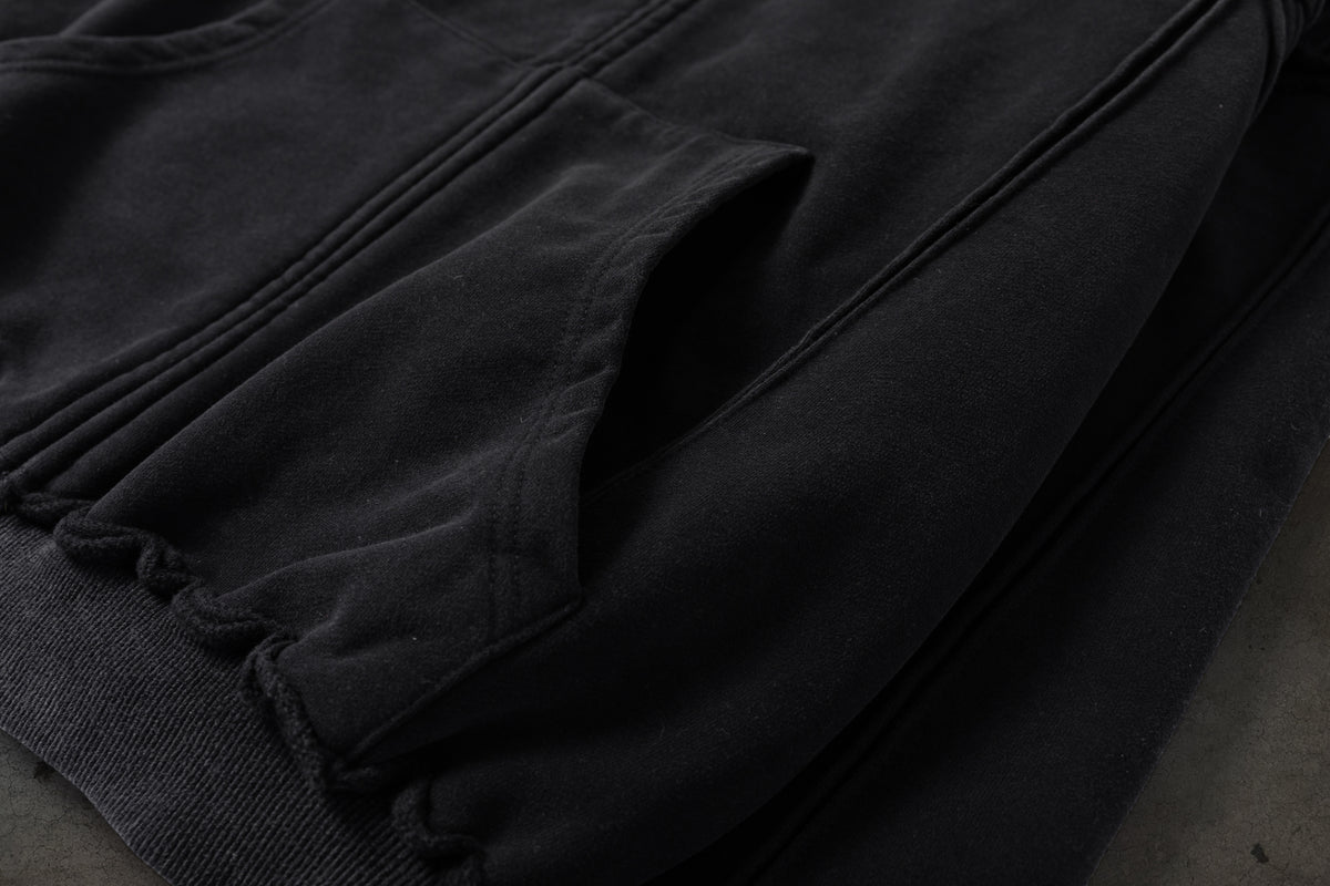 BIKER HOODIE (COAL)