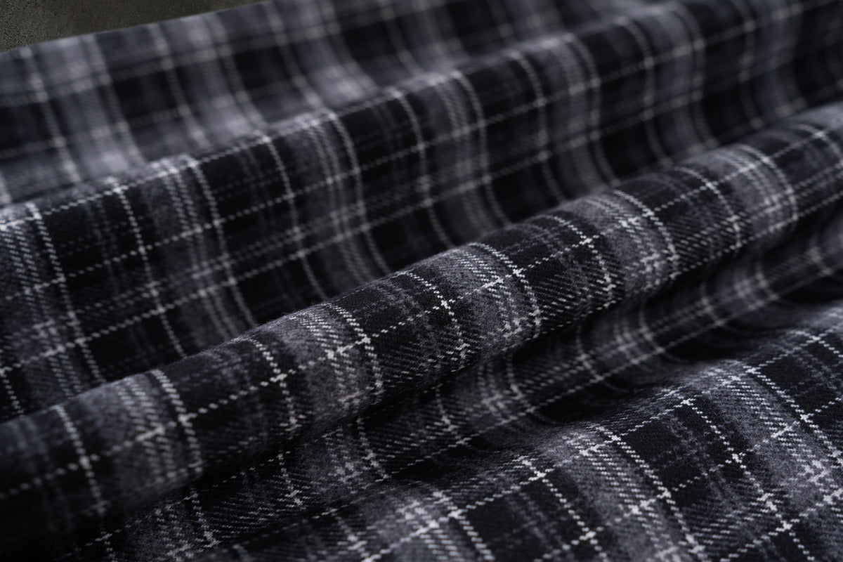 LEATHER FLANNEL (BLACK)