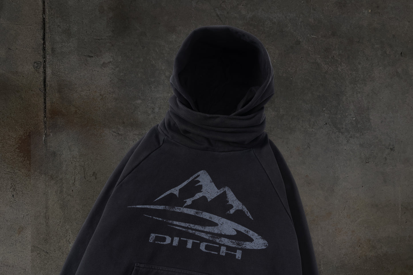 SUMMIT MASKED HOODIE (COAL)