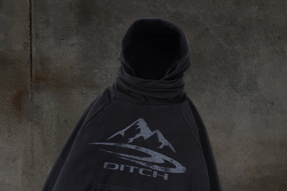 SUMMIT MASKED HOODIE (COAL)